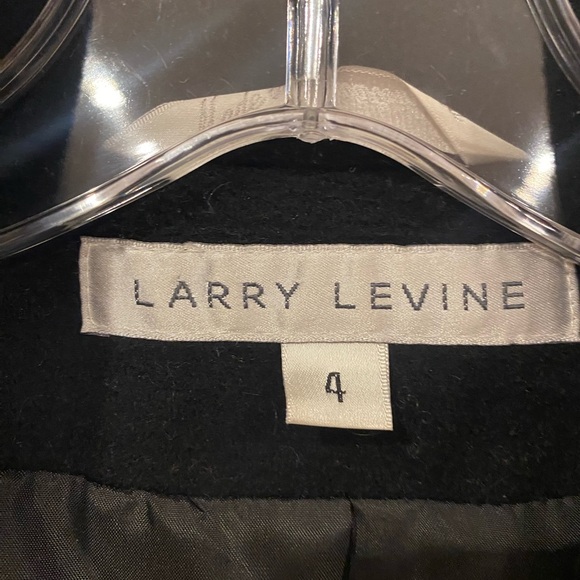 Larry Levine Wool Blend Peacoat Size 4 EUC - Picture 2 of 4